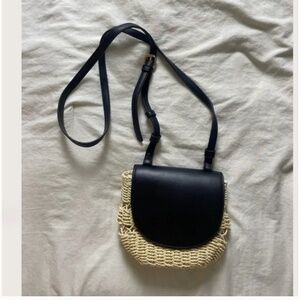 Wicker Crossbody Mini Hipster Hippie Artsy Beach Chic Glam Drop Girly Bag Purse